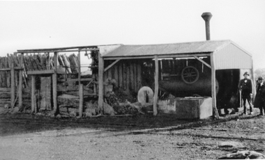 Photograph, Navarre Rail Yards Sawmilling