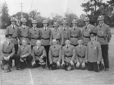 Photograph, Stawell Urban Fire Brigade members c1930