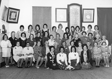 Photograph, Stawell Fire Brigade Ladies Auxiliary 1973