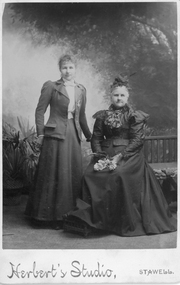 Photograph, Herberts Photographer, Henderson Family Album Photograph  c1880-1890 -- Studio Portrait