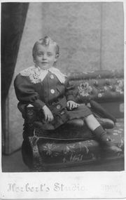 Photograph, C. Herbert Photo, Henderson Family Album Photograph  c1880-1890 -- Studio Portrait