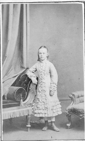 Photograph, C.B. Herbert         Photographer, Studio portrait of Jane Phillips and Lizzie Stanton