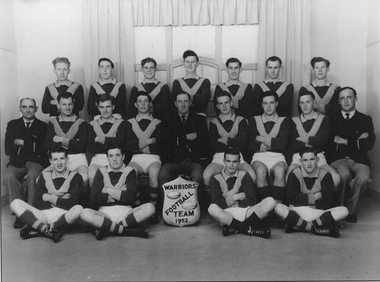 Photograph, Warriors Football Club Team 1952