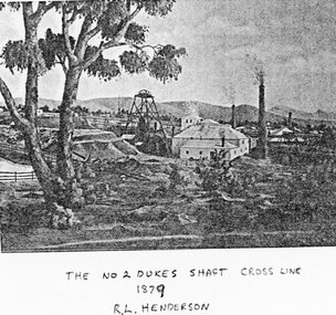 Photograph, No 2 Dukes Shaft Cross Line 1879