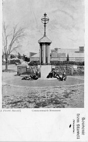 Photograph, Commonwealth Federation Monument in Main Street Stawell 1904, 27 December 1904