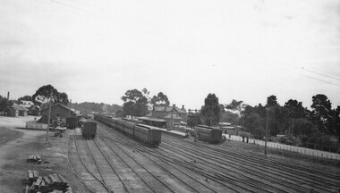 Photograph - Stawell Rail Yards and Station, 1950