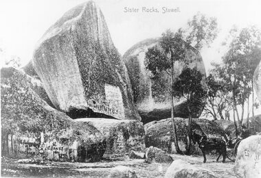 Photograph - Postcard, Sister Rocks Stawell, C 1900