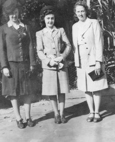 Photograph, Mrs Mavis Jones nee Christian on right 1950's, 1900 - 1940