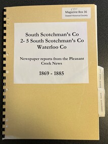 Book, South Scotchmans Co