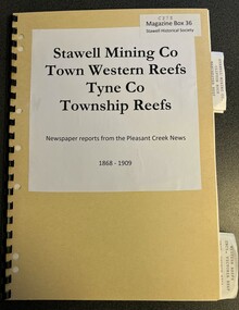 Book, Stawell Mining Co