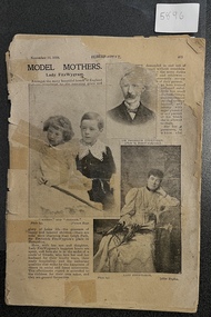 Magazine, Home Chat  B>W. Young, Home Chat, November 12.1898