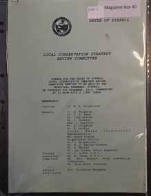 Book - Report, Local Conservation Strategy  Review Committee, 1993