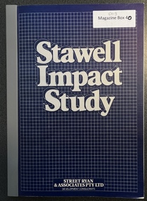 Book - Report, Stawell Impact Study, 1985