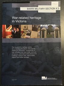 Book - Survey, War Related heritage in Victoria, August 2011
