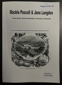 Book - Family History, John Wynd, Mackie Pascall & jane Langdon, 2020