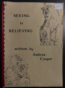 Book, Andrea Cooper, Seeing is Believing, c1980