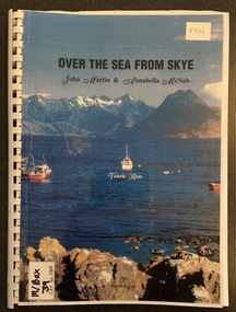 Book, Valerie Ross, Over the Sea from Skye