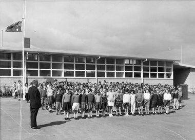 Photograph - School Assembly, Stawell West No. 4934