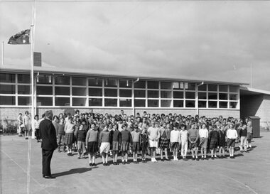 Photograph, Stawell West Primary School Number 4934 at Assembly