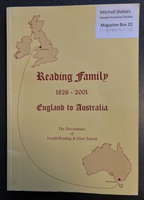 Book - Family History, Reading Family History 1826 - 2001, March 11 2001