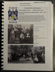 Book - Family History, Brett Leslie, The Leslie Family of Landsborough, 2017