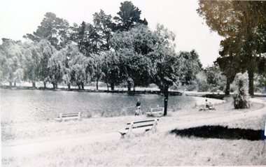 Photograph - View of Cato Lake, Black & White photo of Cato Lake