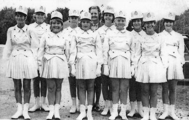 Photograph - Group Portrait, Stawell Police Youth Club Marching Girls, 1965