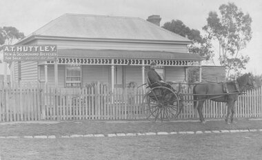 Photograph, A Huttley Dad in a Jinker