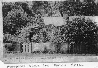 Photograph, "ELOUERA" Honeymoon Cottage