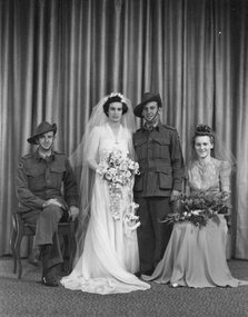 Photograph - Portrait, Wedding Wartime