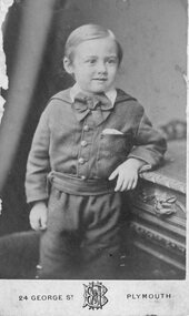 Photograph, Master Ernest Abbott Martin -- Studio Portrait