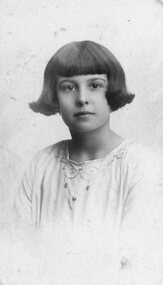 Photograph - Portrait, Miss Lorna Huttley about 9 Years Old