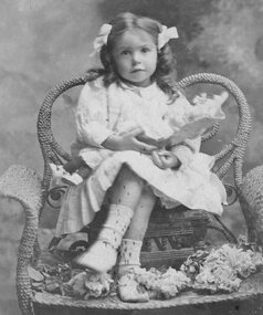 Photograph - Child's Portrait, Madge Huttley