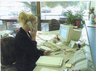 Photograph - Aunde Album 29, Receptionist, 2002