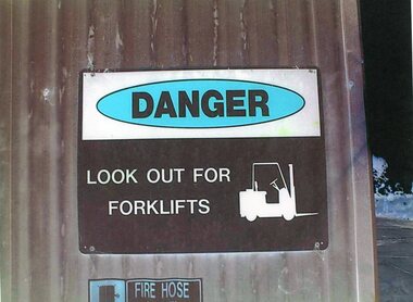 Photograph - Aunde Album 29, Safety Signs, 2002