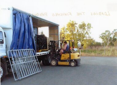 Photograph - Aunde Album 29, Loading the finished product, 2002