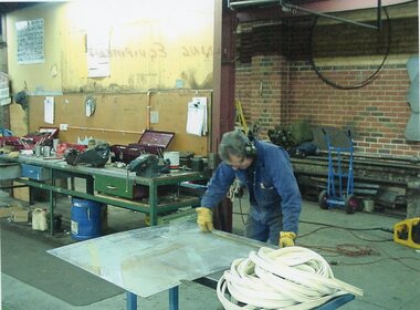 Photograph - Aunde Album 29, Maintenance Building Equipment, 2002