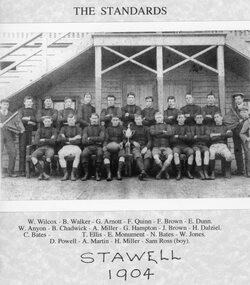 Photograph - Football Club Players, The Standards: Stawell 1904, 1904