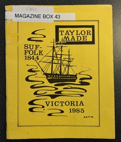 Book - Family History, Taylor Made, 1985