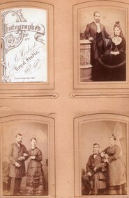 Photograph, Three Studio Portraits of and women