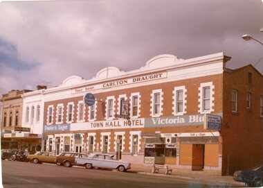 Photograph, Town Hall Hotel  -- 2 Photos -- Coloured