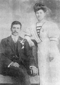 Photograph, Remene Theo Roman & Florence Arnott Wedding Day c1903