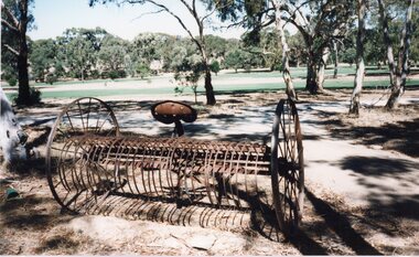 Photograph, Stawell Golf Bowls Club -- Golf/Bowls Yellow Album -- Old Equipment -- Coloured