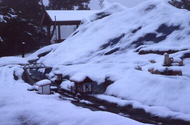 Photograph - Slide, Ian McCann, Stawell Snow July 1981 Mini world, July 1981