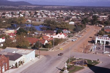 photograph - Slides, Ian McCann, Main Street, Victoria Steet,  Looking towards the Grampians, 1976 - 1984