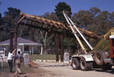 photograph - Slides, Ian McCann, Raising The Roof, 1976 - 1984