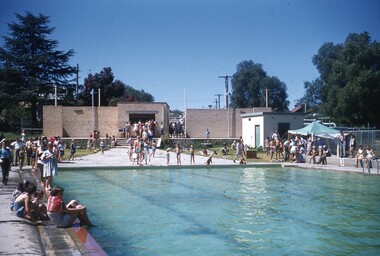 Photograph - Slide, Cato Lake Pool in use