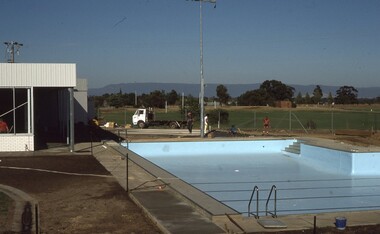 Photograph - Slide, Construction of New Pool