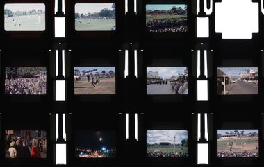 Photograph - Slide, 11 Slide showing various scenes of the Stawell Gift
