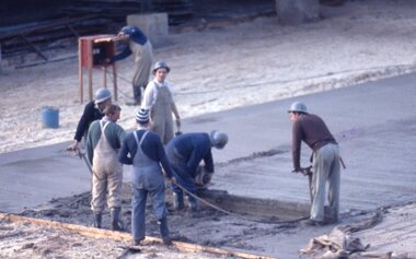 Slide, Ian McCann, Building The Senior Citizens Club House